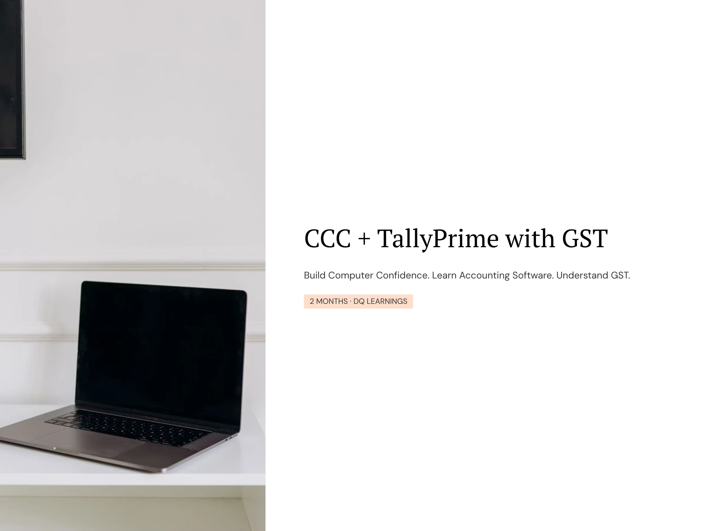 CCC and TallyPrime with GST